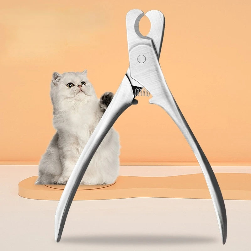 Professional Pet Nail Clipper with Safety and Sharp Stainless Steel Cutter