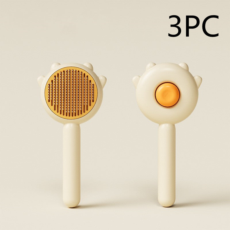Pet Comb Massage Brush for Grooming, Hair Removal, and Cleaning