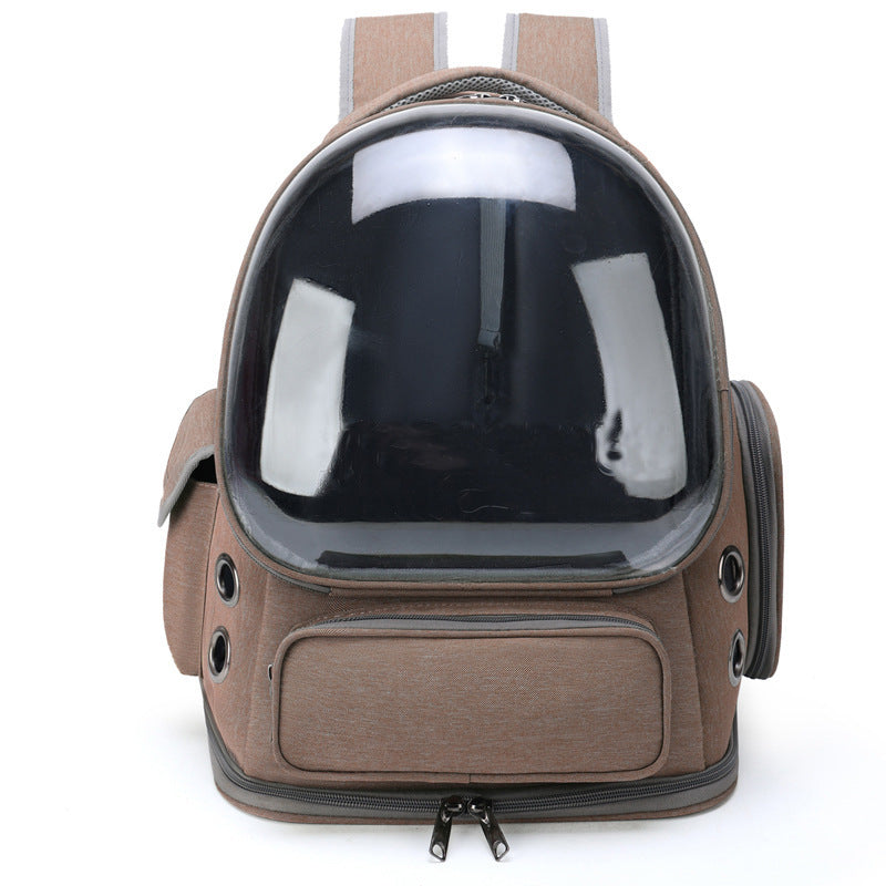 Portable Transparent Pet Backpack and Diaper Bag