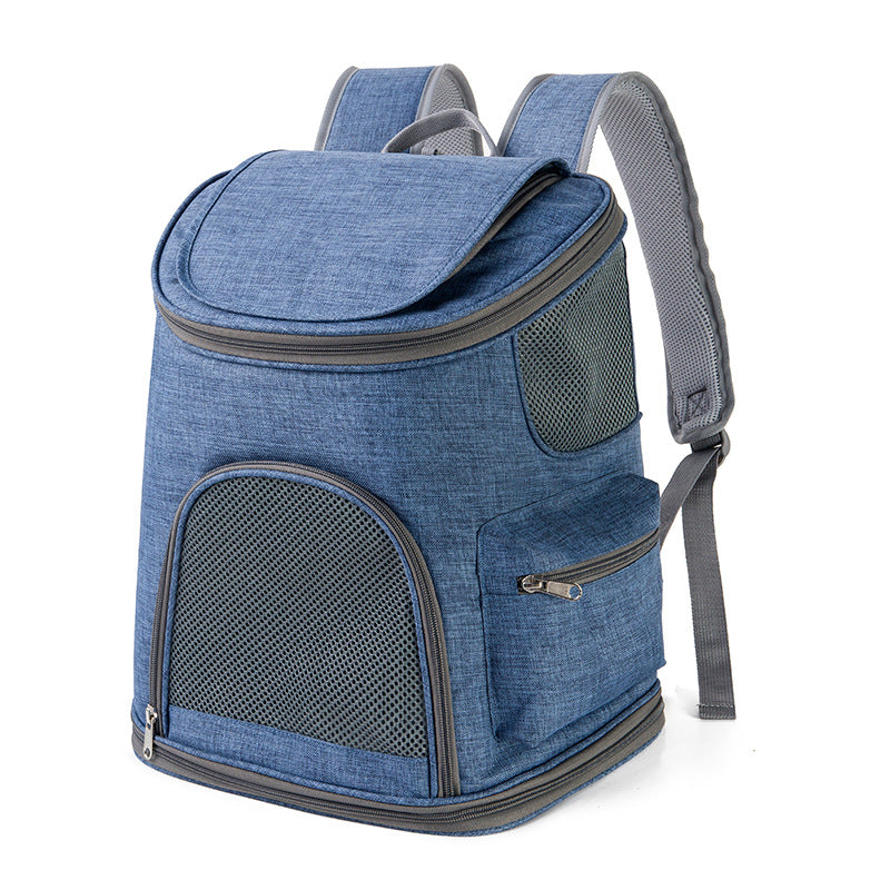 New Oxford Cloth Pet Backpack for Travel and Carrying