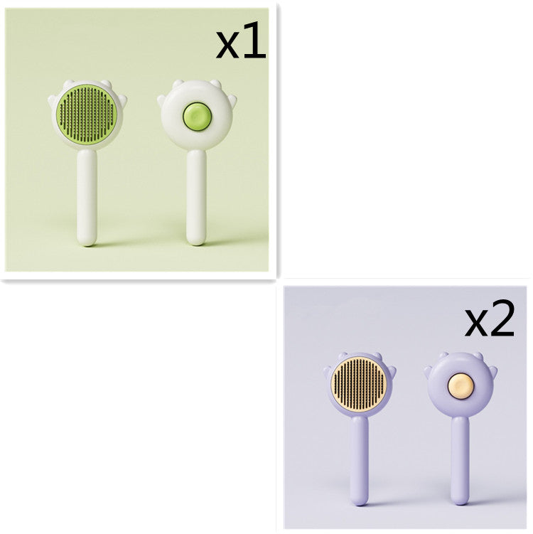 Pet Comb Massage Brush for Grooming, Hair Removal, and Cleaning