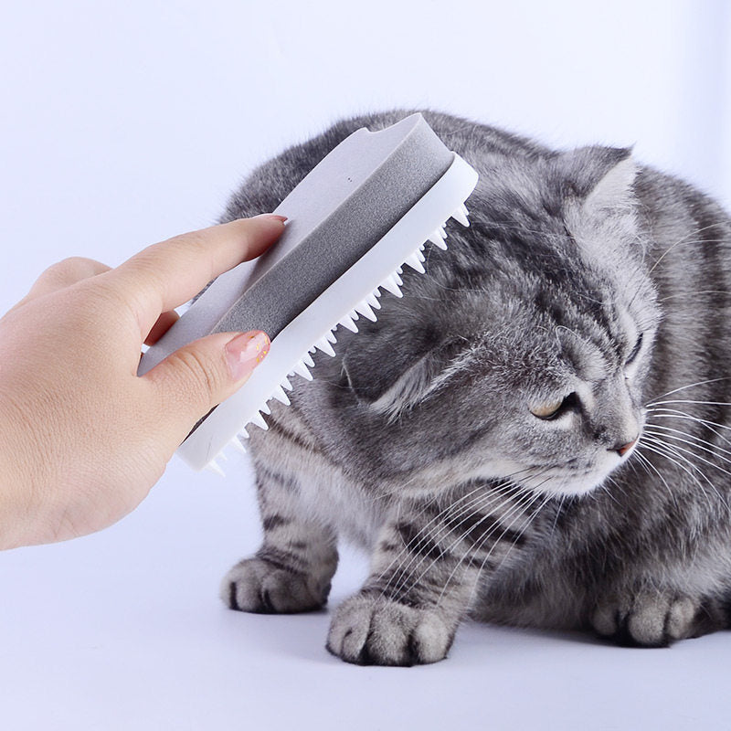 Pet Hair Removal Comb for Sticky Hair and Grooming Brush