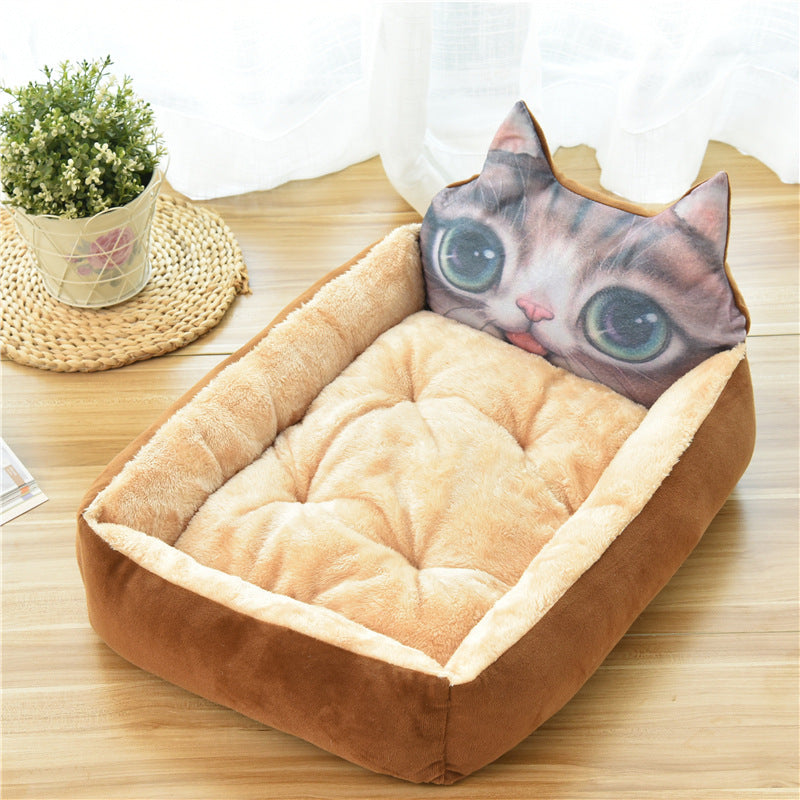 Large Warm Cozy Pet Bed Soft Fleece Nest