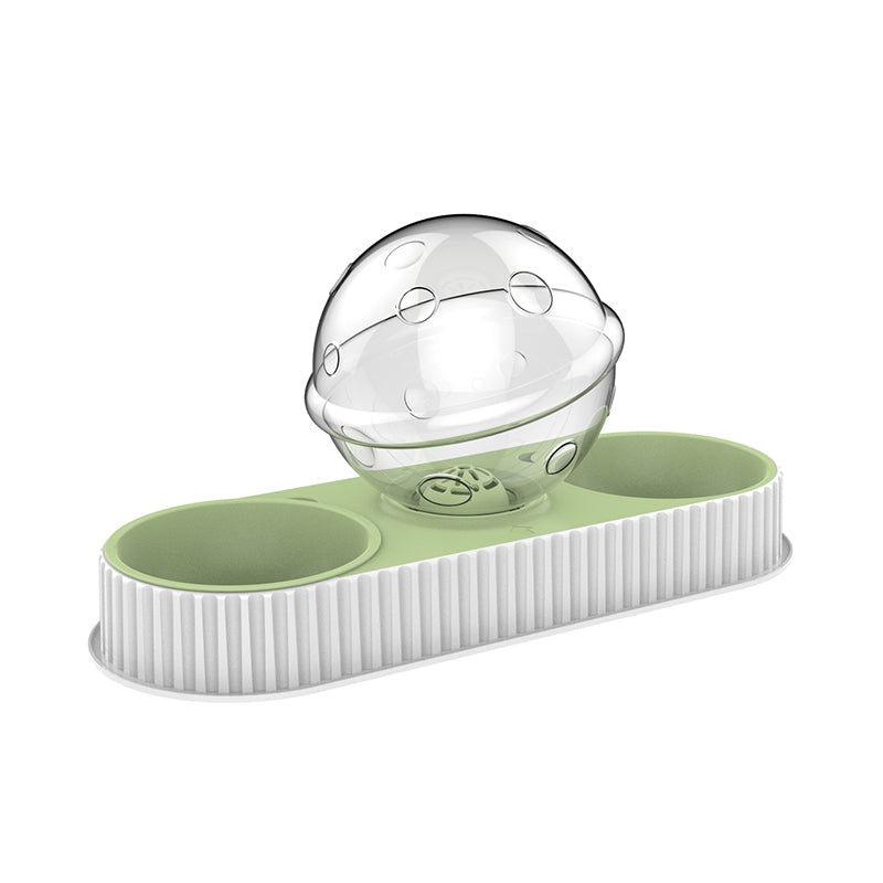 Plastic Automatic Pet Feeder and Water Bowl for Pets
