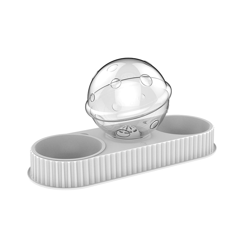 Plastic Automatic Pet Feeder and Water Bowl for Pets