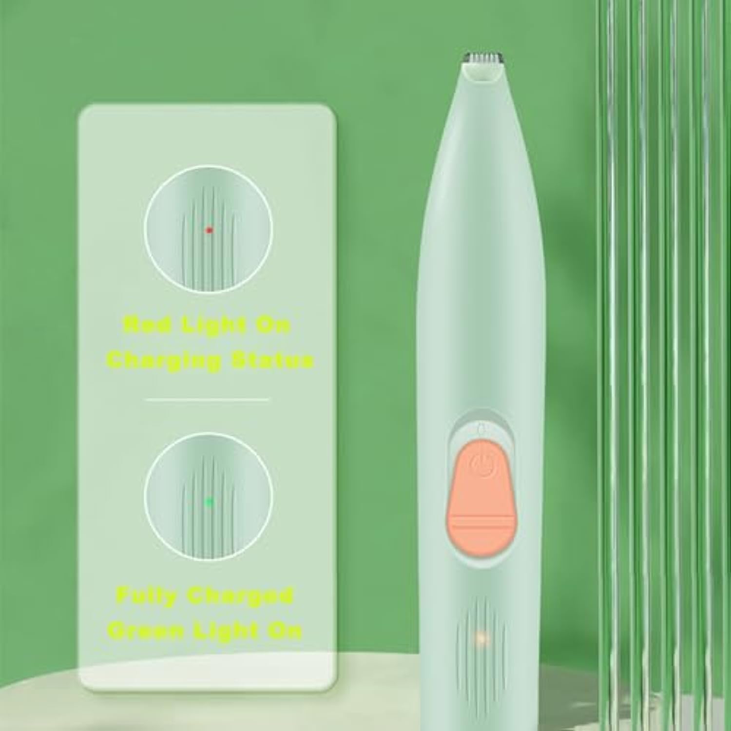 Pet Paw Trimmer Rechargeable with Ergonomic Grip for Grooming Excessive Hair