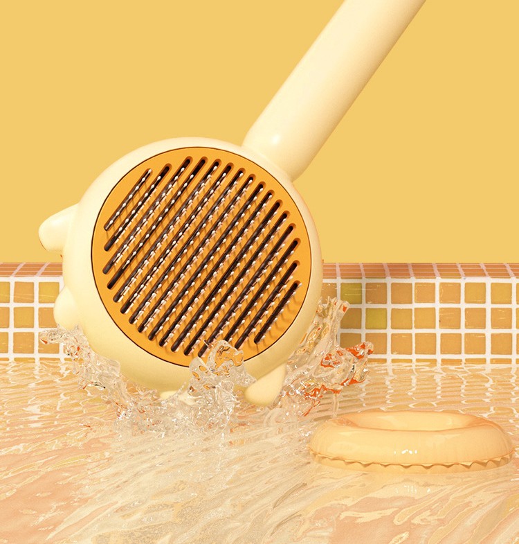 Pet Comb Massage Brush for Grooming, Hair Removal, and Cleaning