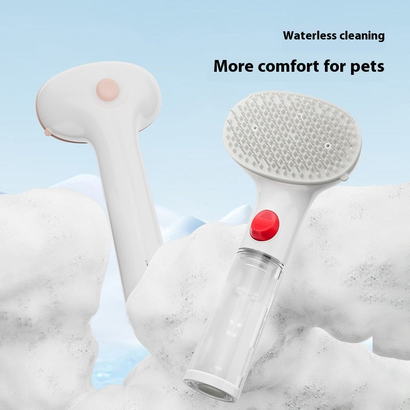 3-in-1 Pet Steam Brush and Grooming Comb for Hair Removal