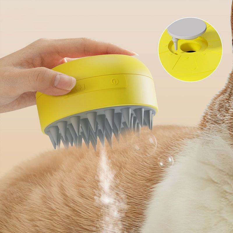 Pet Spray Comb and Electric Massage Grooming Brush for Hair Removal