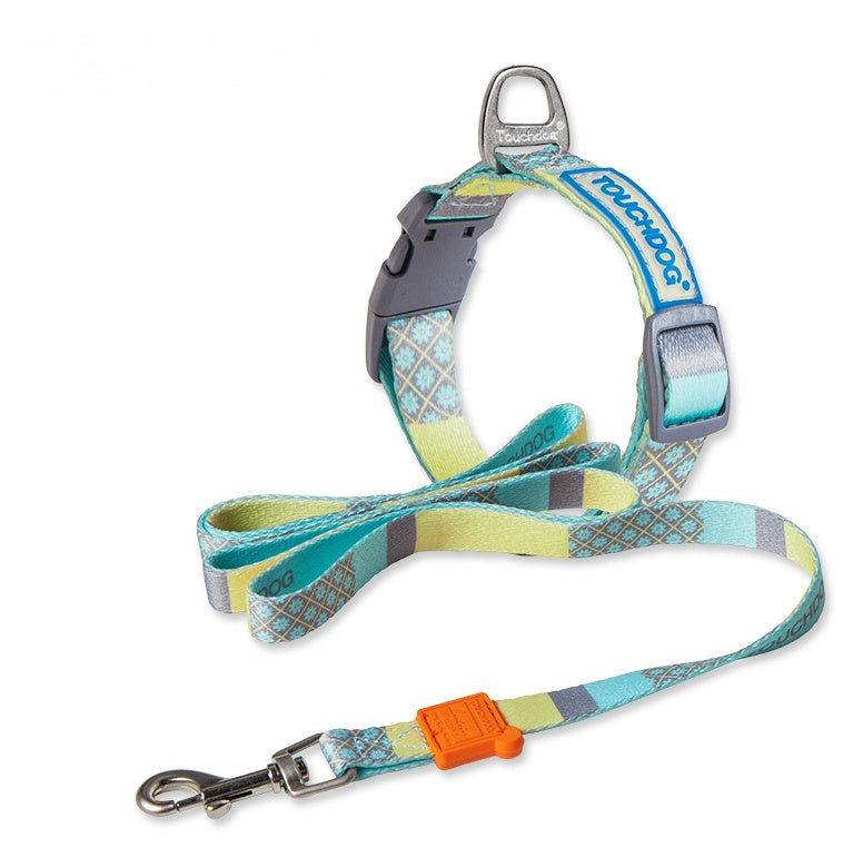 Heat Transfer Printing Traction Rope and Collar Set for Pets