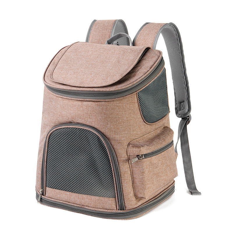 New Oxford Cloth Pet Backpack for Travel and Carrying