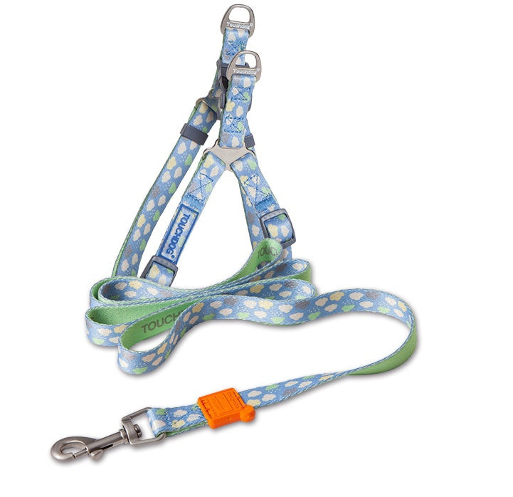 Heat Transfer Printing Traction Rope and Collar Set for Pets