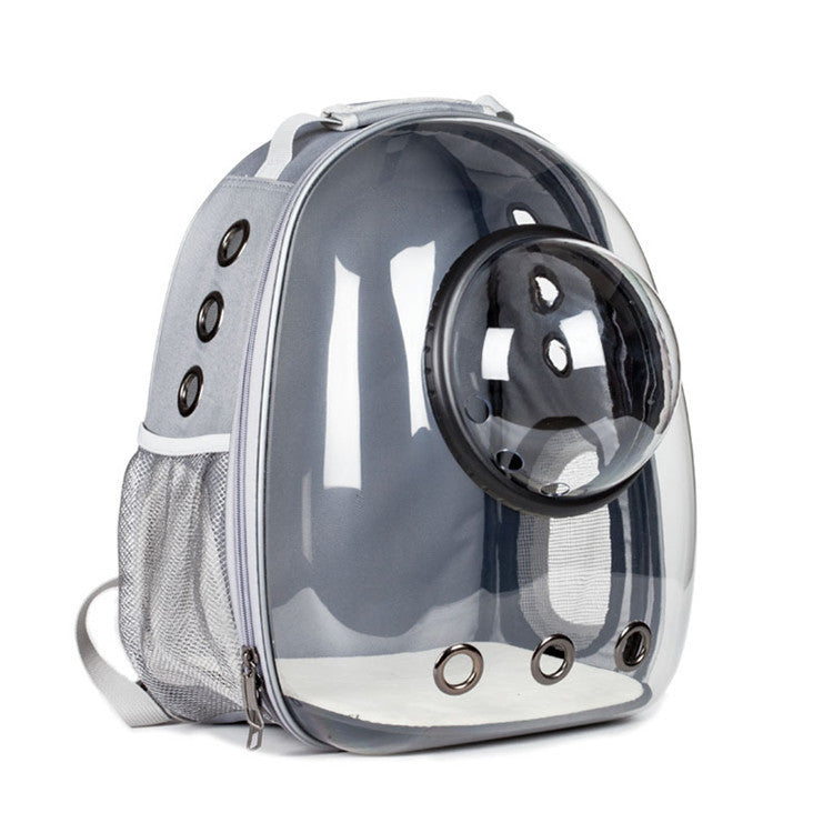 Transparent Skylight Pet Backpack with Large Capacity and Breathable Design
