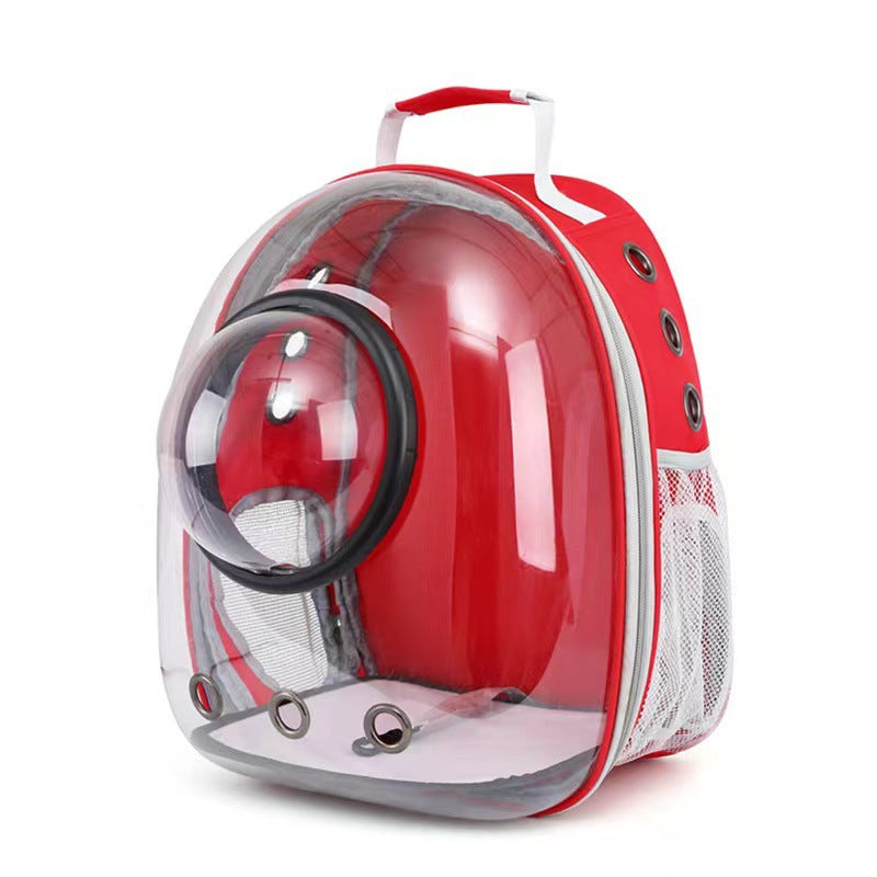 Transparent Skylight Pet Backpack with Large Capacity and Breathable Design