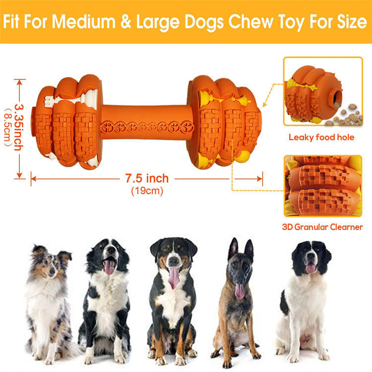 Durable Food-Grade Interactive Pet Chew Toy for Aggressive Pets