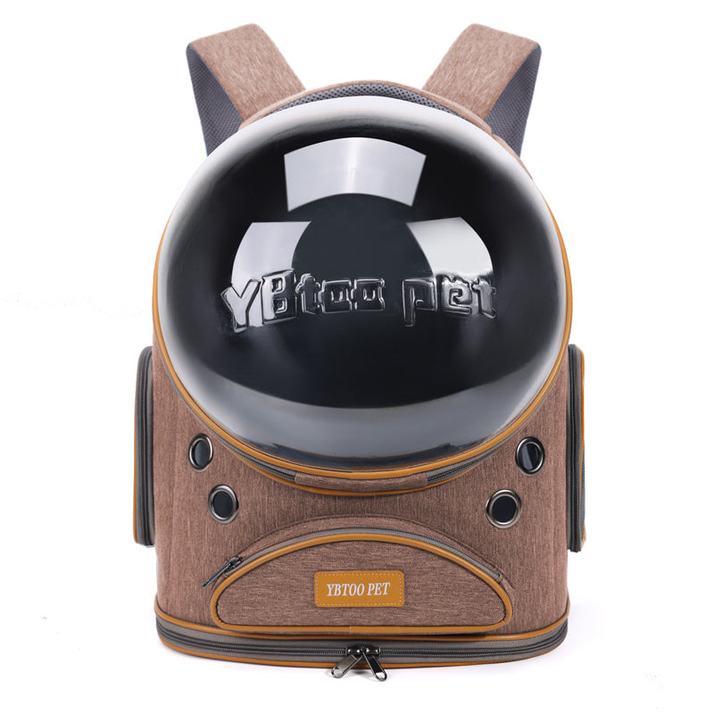 Large Capacity Transparent Pet Backpack for Travel and Storage
