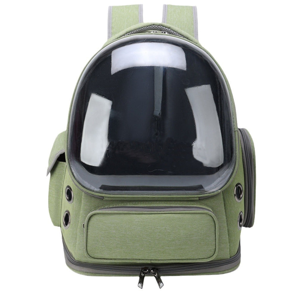 Portable Transparent Pet Backpack and Diaper Bag