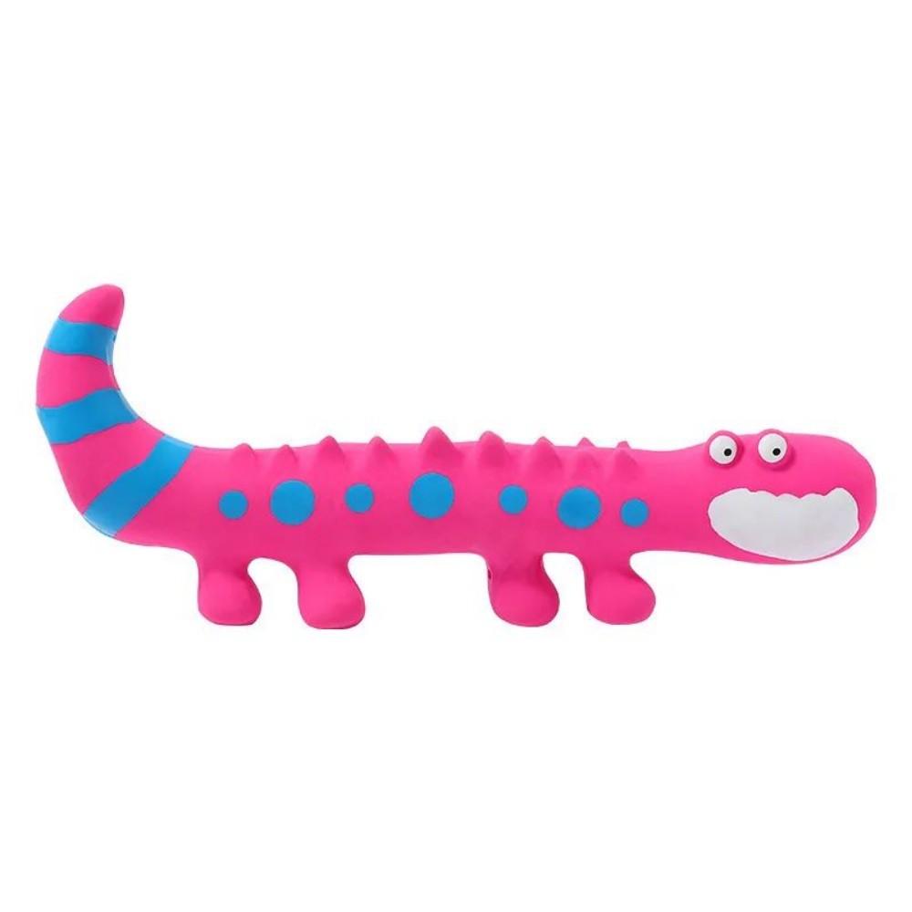 Latex Lizard Squeaky Interactive Pet Chew Toy