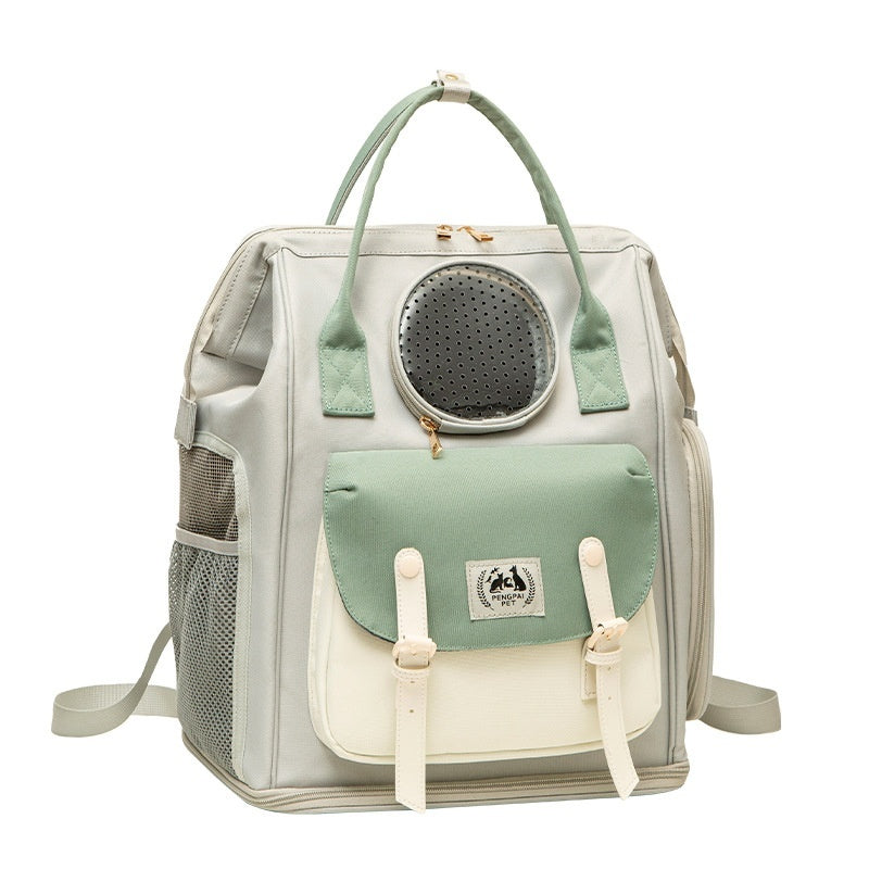 Large Capacity Breathable Pet Backpack for Travel