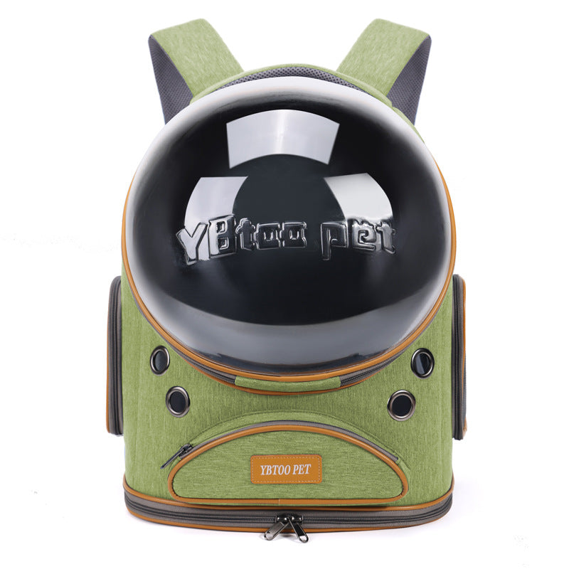 Large Capacity Transparent Pet Backpack for Travel and Storage