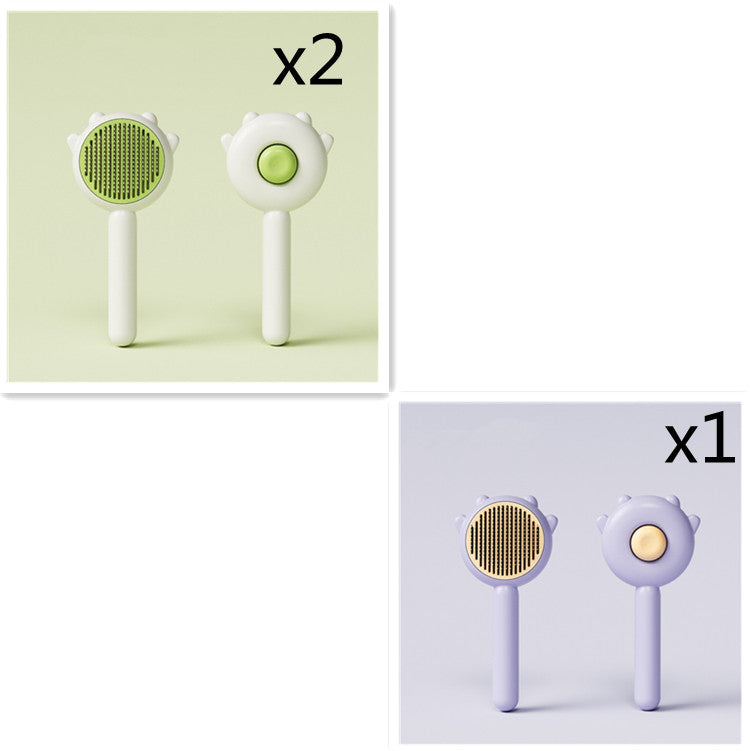 Pet Comb Massage Brush for Grooming, Hair Removal, and Cleaning