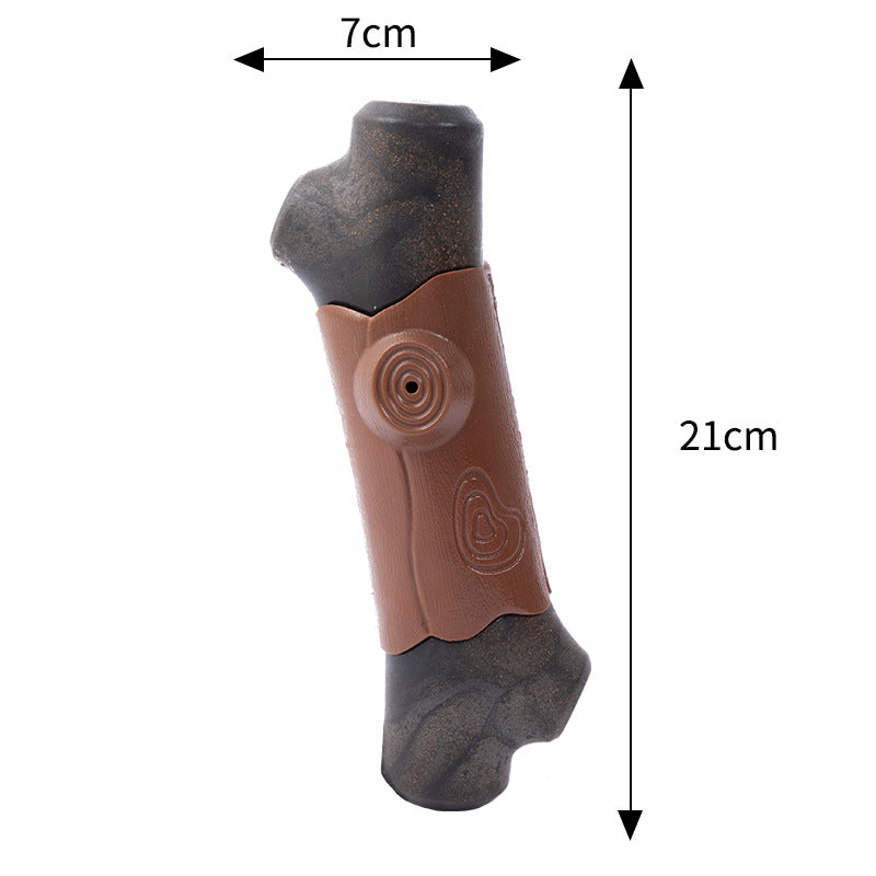 Durable Bacon-Flavored Chew Toy for Aggressive Pets
