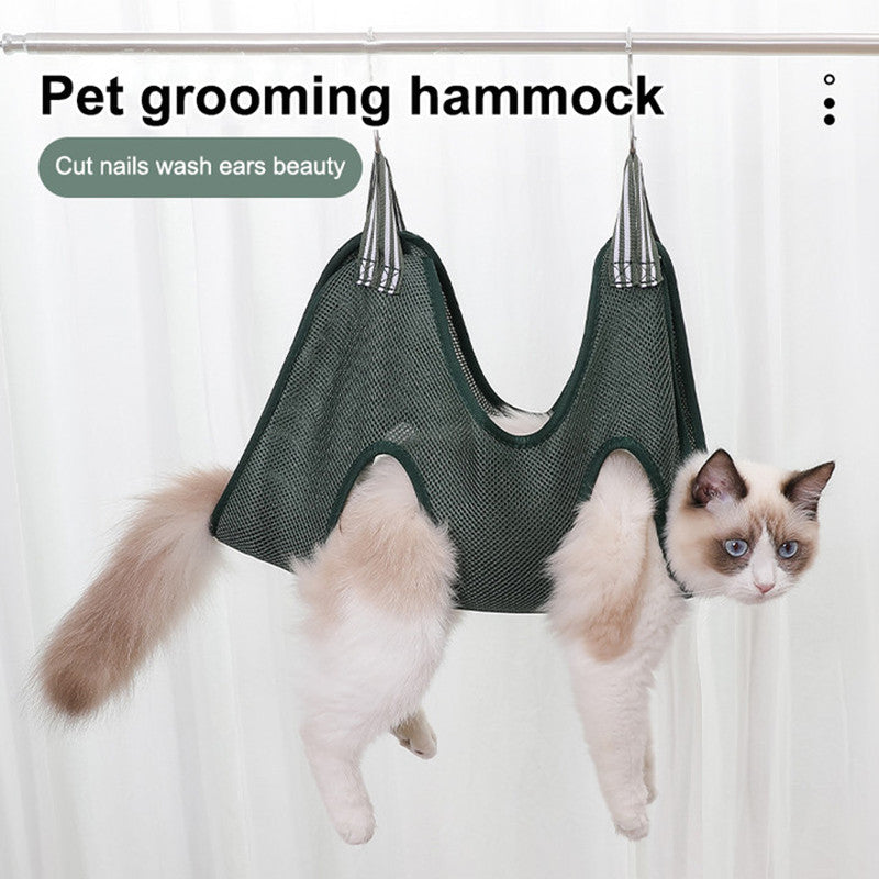 Pet Grooming Hammock Harness for Nail and Ear Care