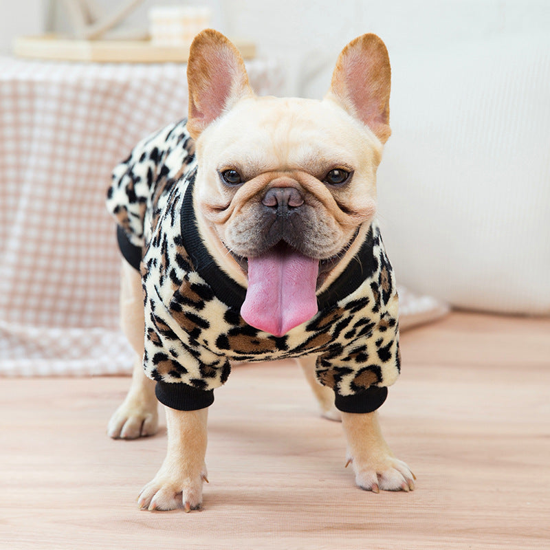 New Pet Bullfighting Fluffy Jacket, Winter Clothing