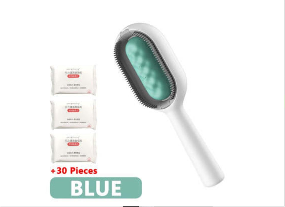 Pet Grooming Brush Dematting Comb for Floating and Sticky Hair Removal
