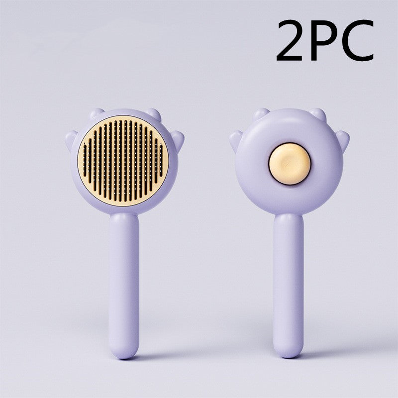 Pet Comb Massage Brush for Grooming, Hair Removal, and Cleaning