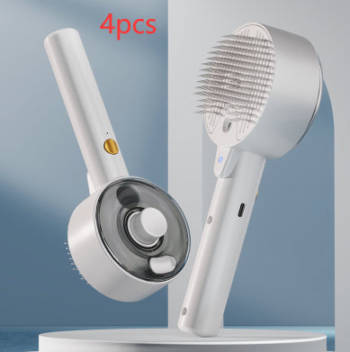 Pet Hair Remover Brush for Grooming and Self-Cleaning