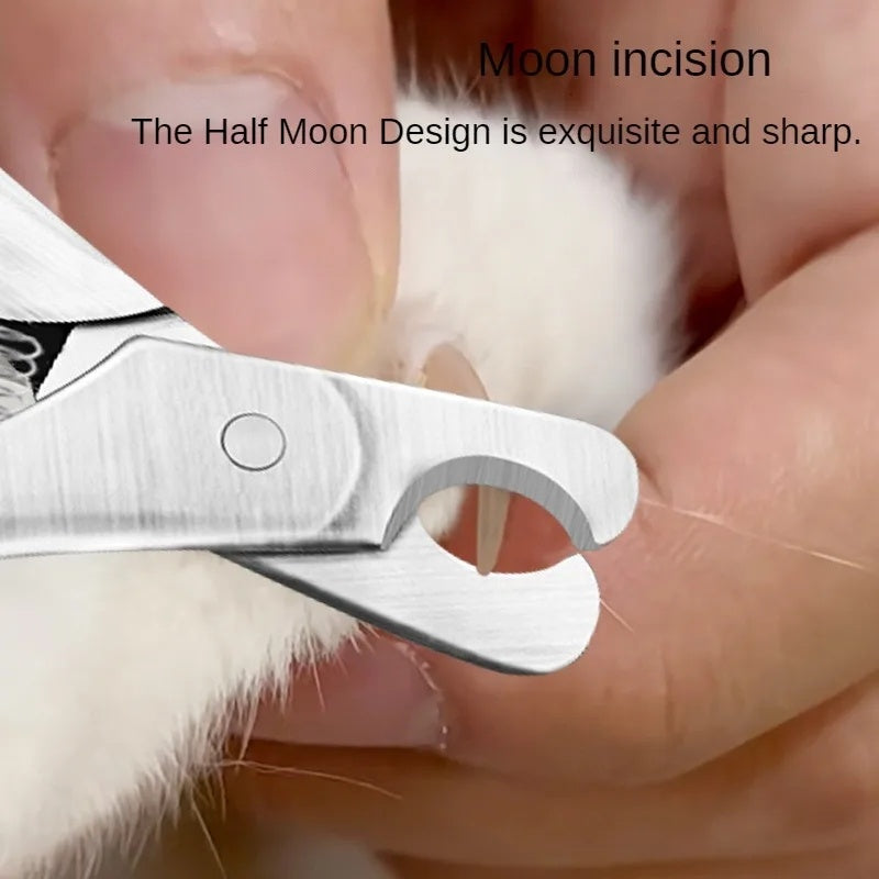 Professional Pet Nail Clipper with Safety and Sharp Stainless Steel Cutter