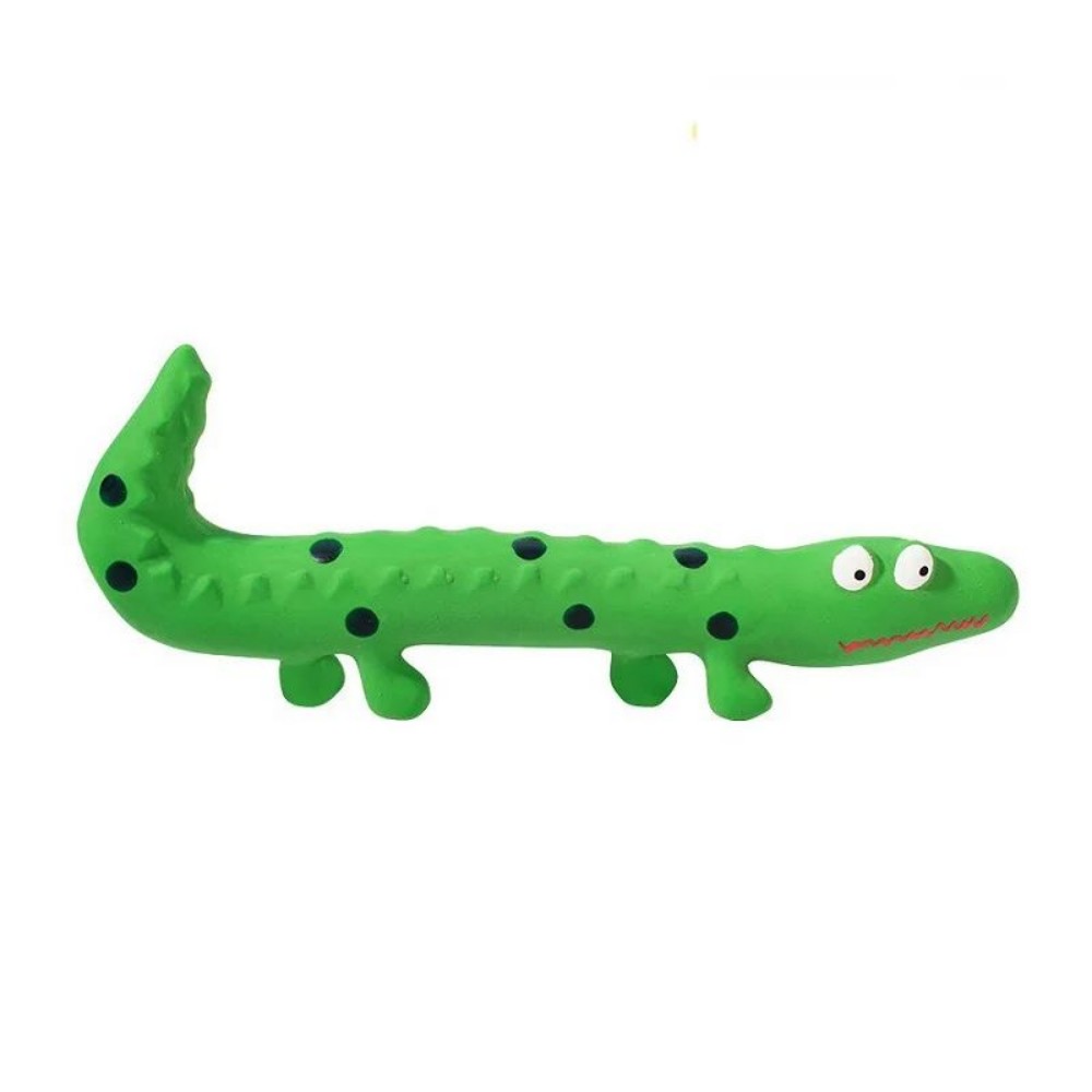 Latex Lizard Squeaky Interactive Pet Chew Toy