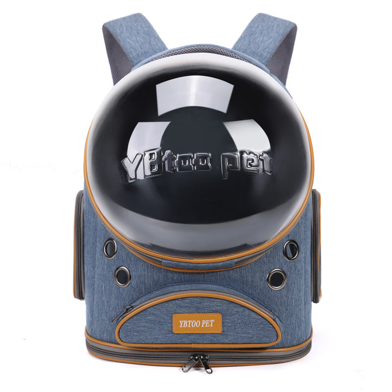 Large Capacity Transparent Pet Backpack for Travel and Storage