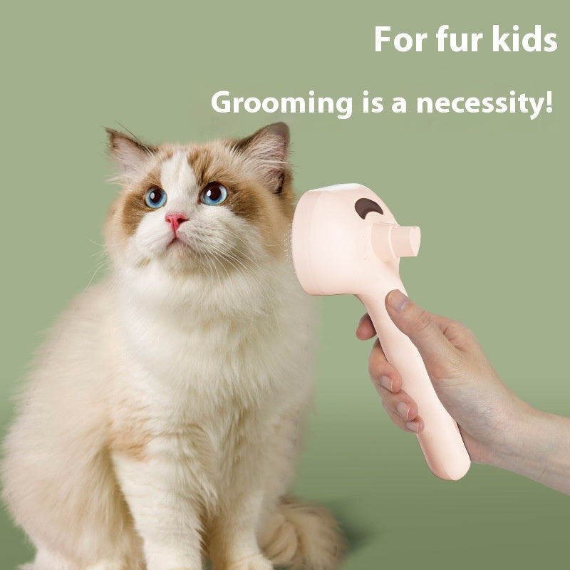 Pet Spray Hair Comb and Hair Remover Grooming Brush with Water Mist