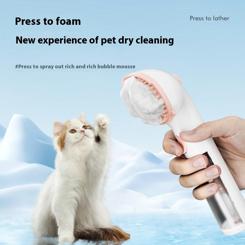 3-in-1 Pet Steam Brush and Grooming Comb for Hair Removal