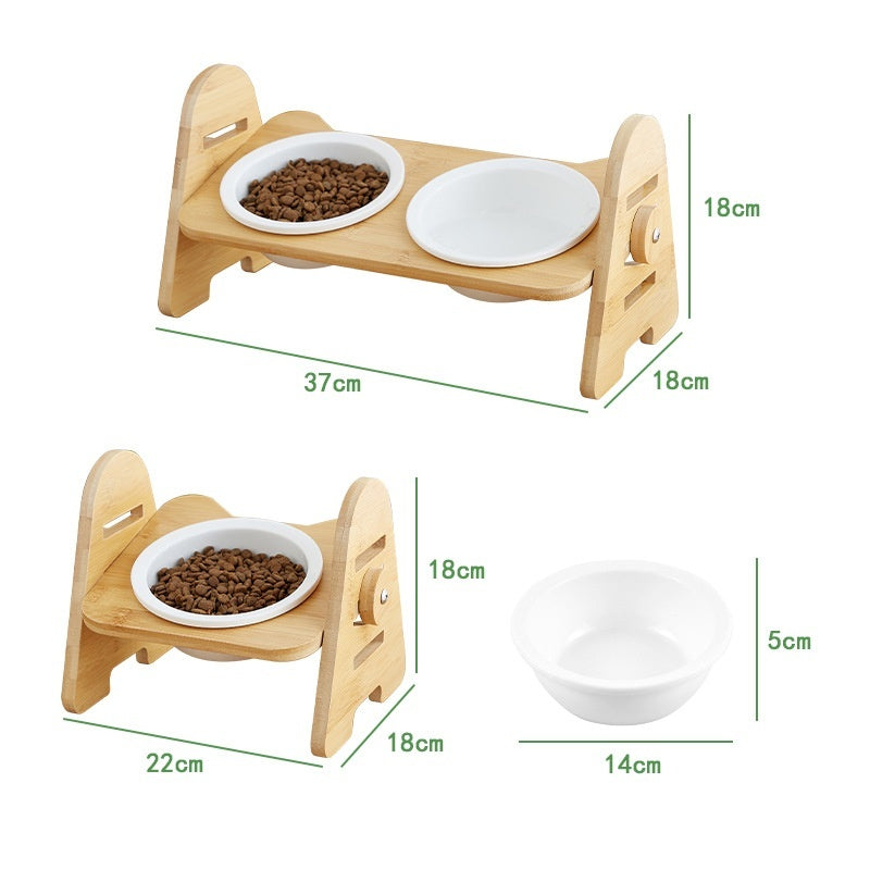 Oblique Mouth Pet Drinking Bowl