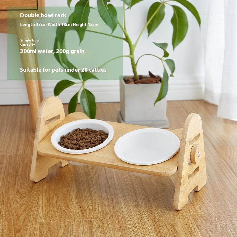 Oblique Mouth Pet Drinking Bowl