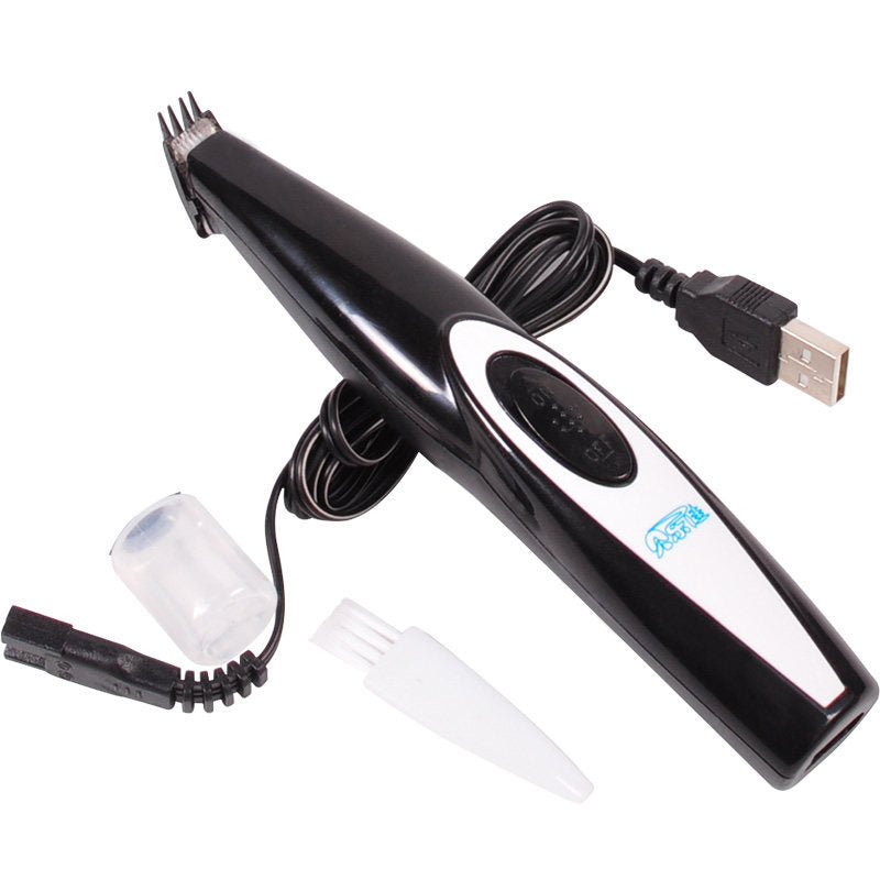 Pet Nail and Hair Trimmer USB Rechargeable Grooming Clipper