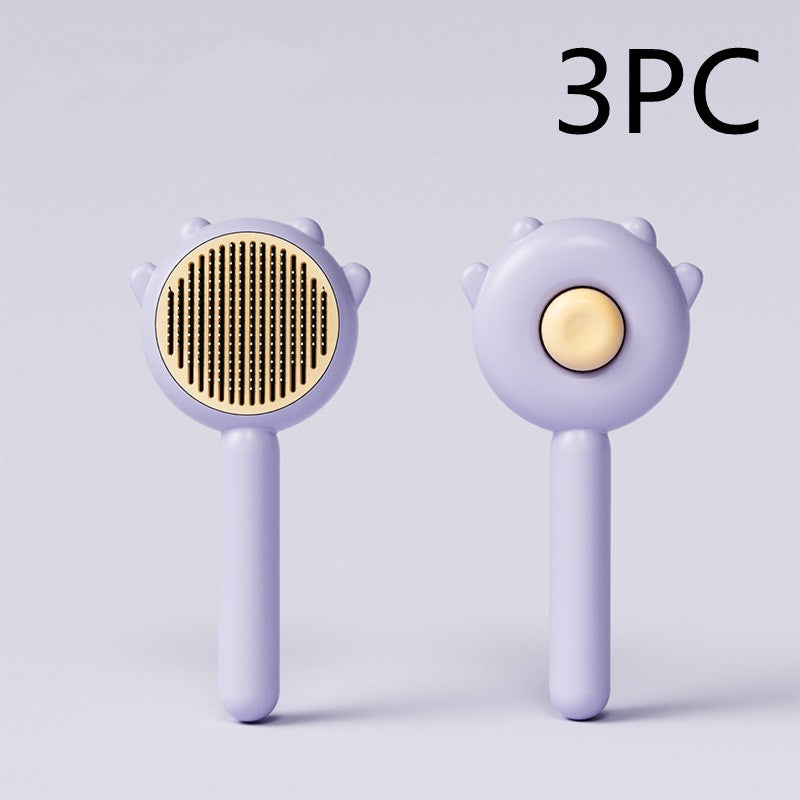 Pet Comb Massage Brush for Grooming, Hair Removal, and Cleaning