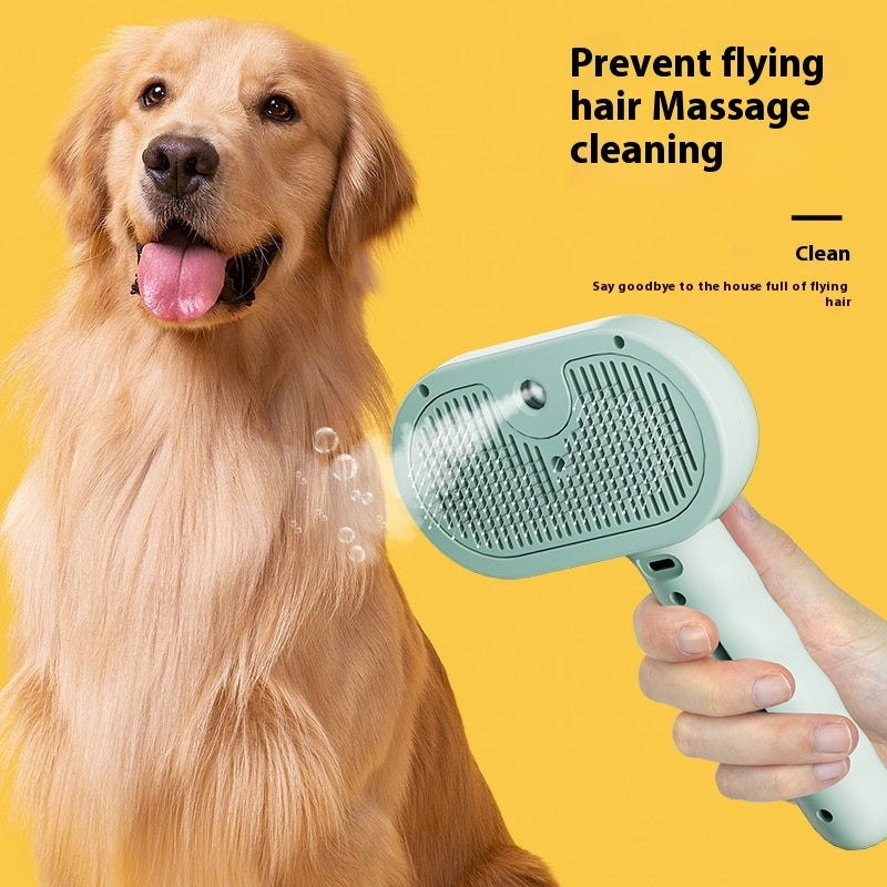 Pet Spray Hair Comb and Hair Remover Grooming Brush with Water Mist