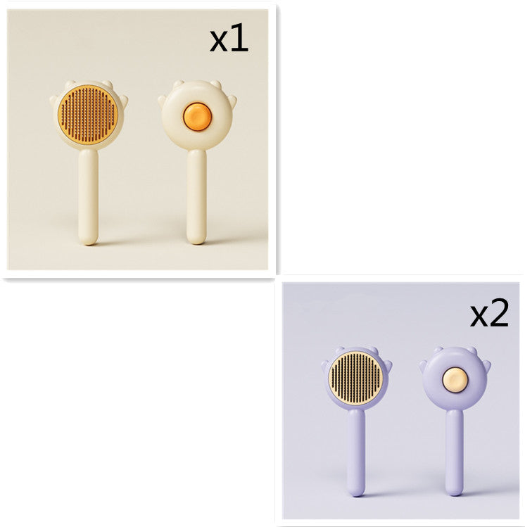 Pet Comb Massage Brush for Grooming, Hair Removal, and Cleaning