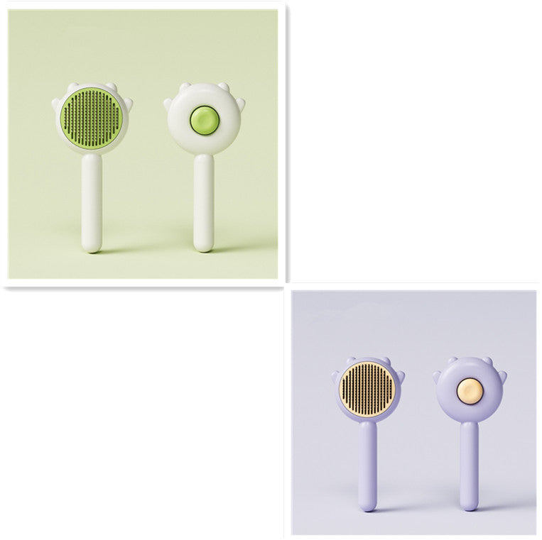 Pet Comb Massage Brush for Grooming, Hair Removal, and Cleaning