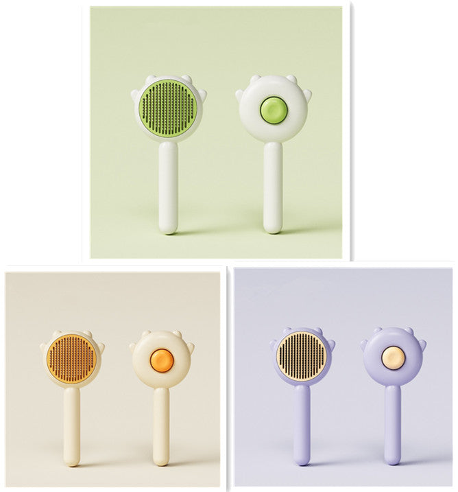 Pet Comb Massage Brush for Grooming, Hair Removal, and Cleaning