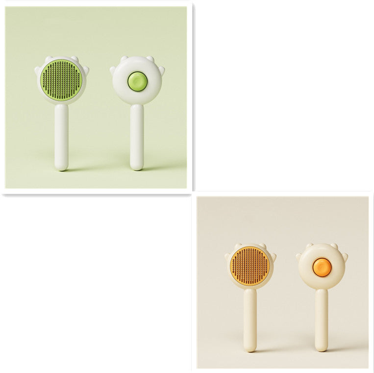 Pet Comb Massage Brush for Grooming, Hair Removal, and Cleaning