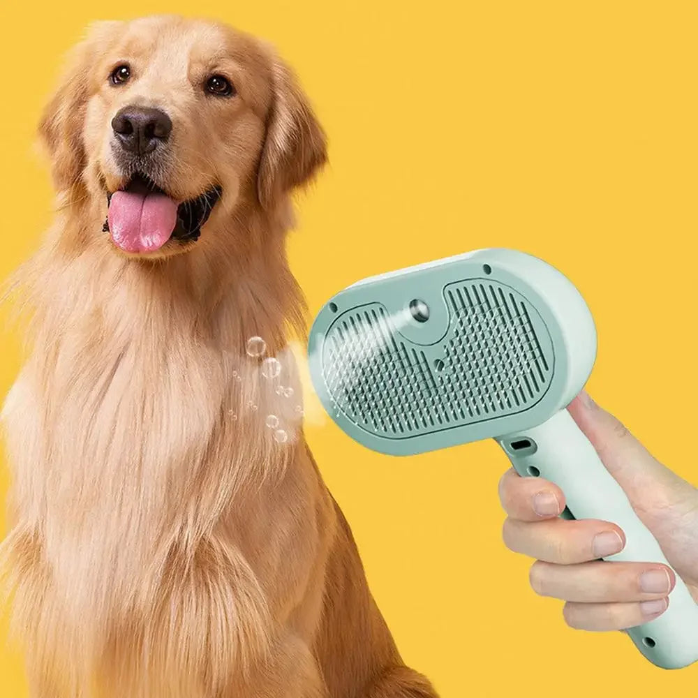 Pet Spray Hair Comb and Hair Remover Grooming Brush with Water Mist