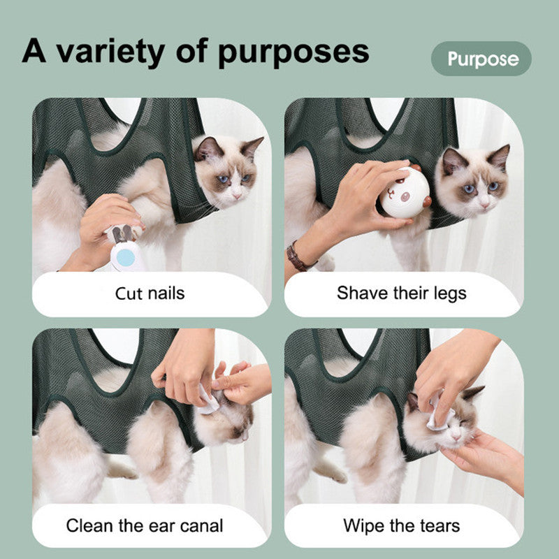 Pet Grooming Hammock Harness for Nail and Ear Care