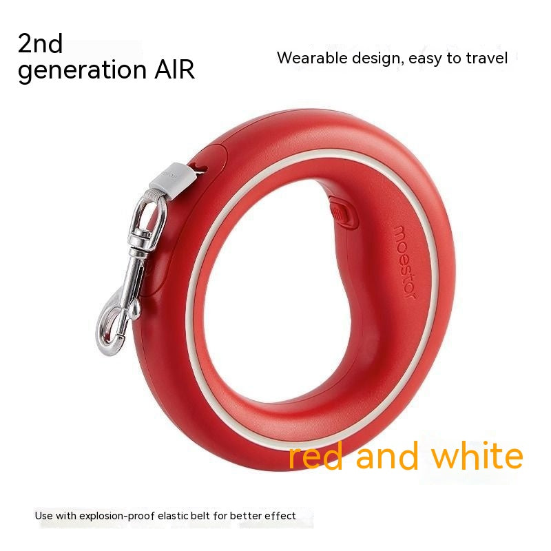 Cute Automatic Retractable Pet Leash with Hand Holding Rope