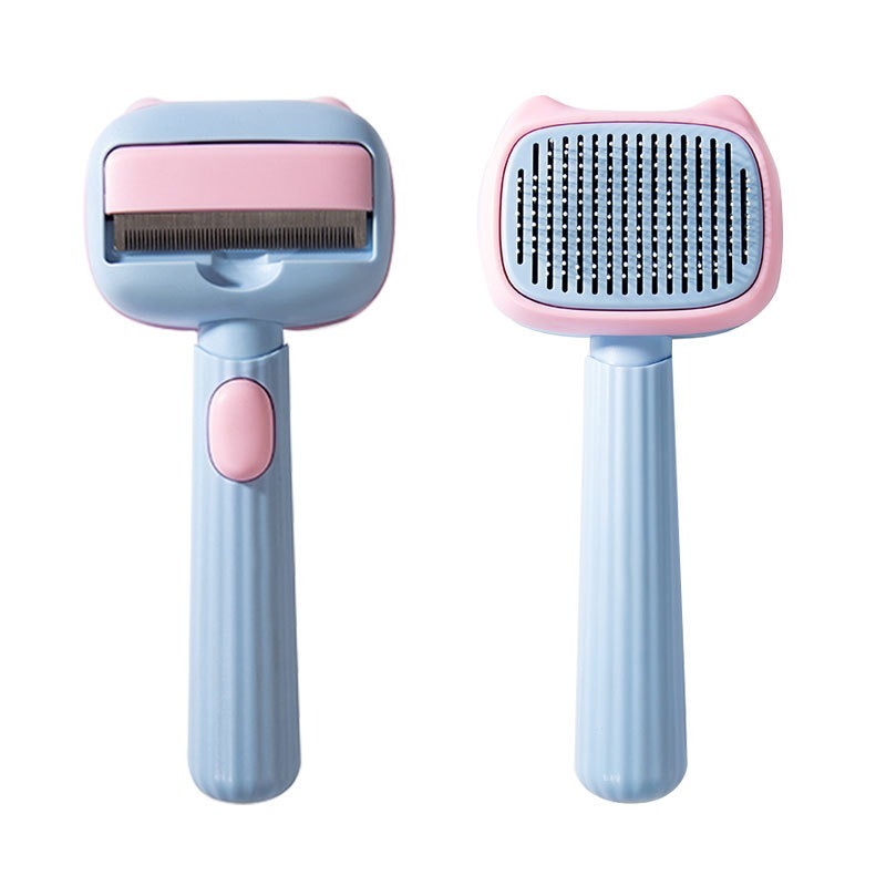 Pet Grooming Brush for Deshedding and Dematting Tool for All Fur Types