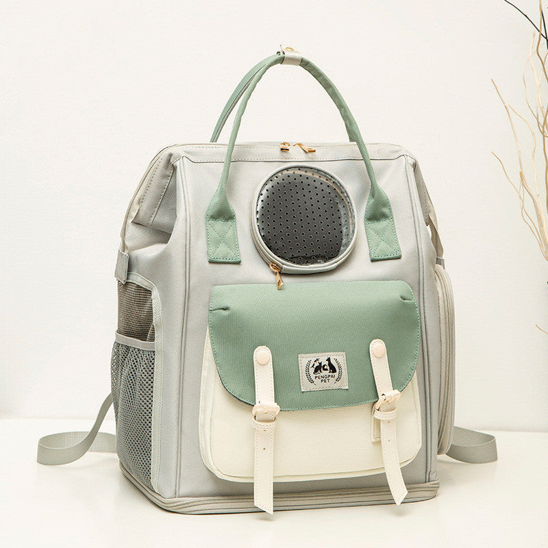 Large Capacity Breathable Pet Backpack for Travel